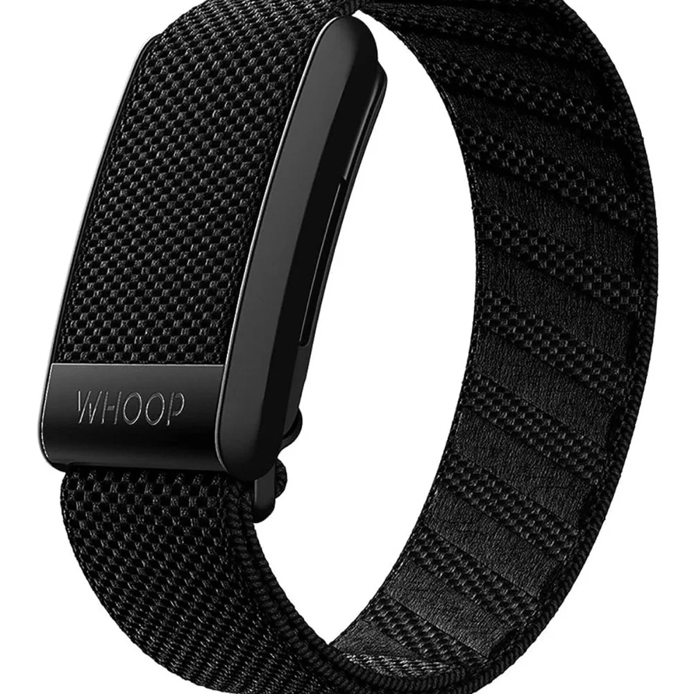 Whoop 4.0 with black band and charger